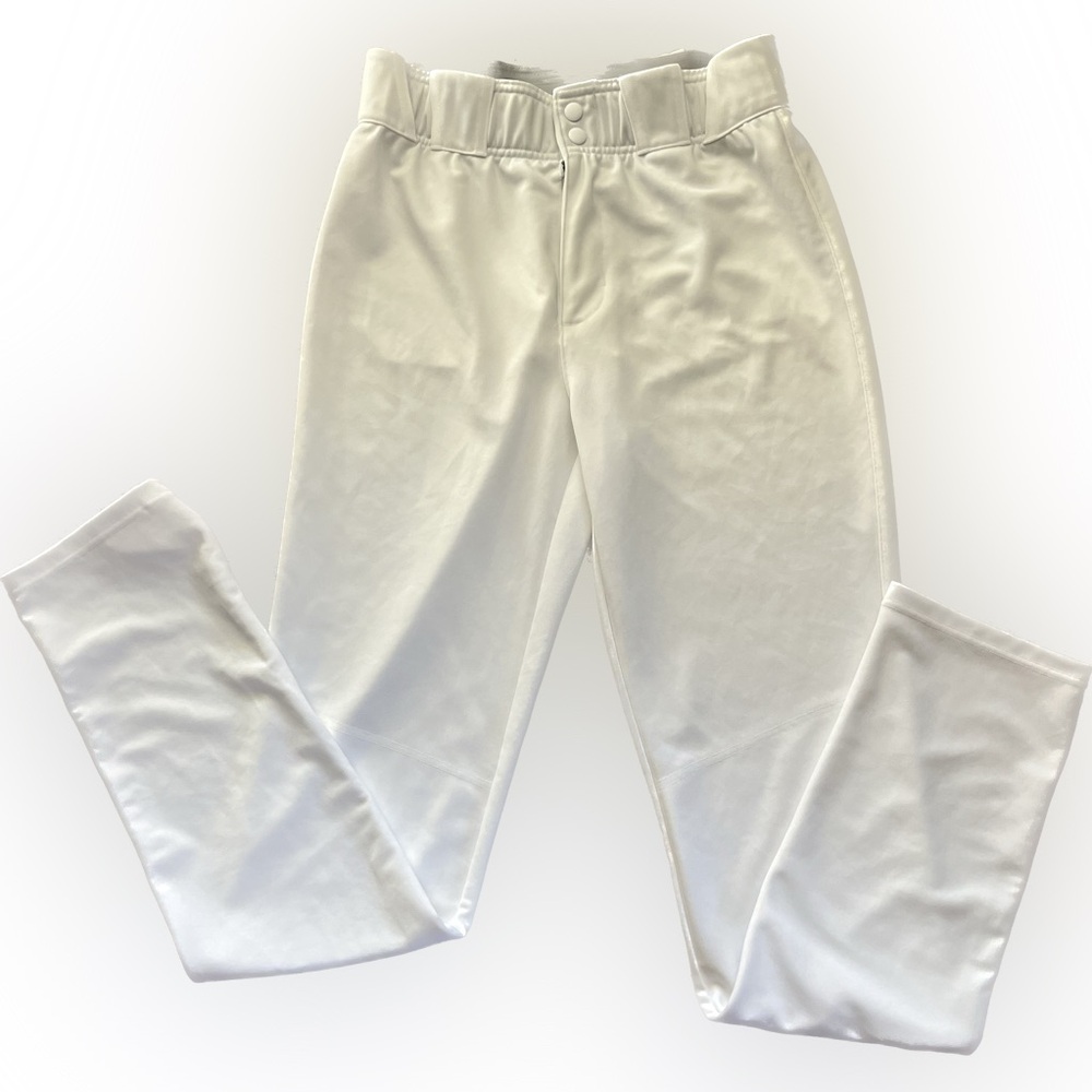 Adidas Open Hem NWOT White Baseball Pants Men’s Size Medium Elastic Waistband